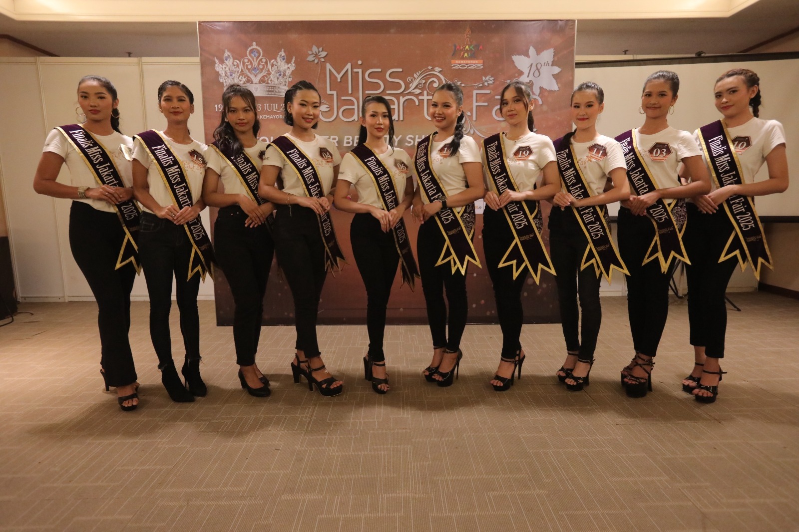 Inilah Finalis 10 Besar Miss Jakarta Fair 2025